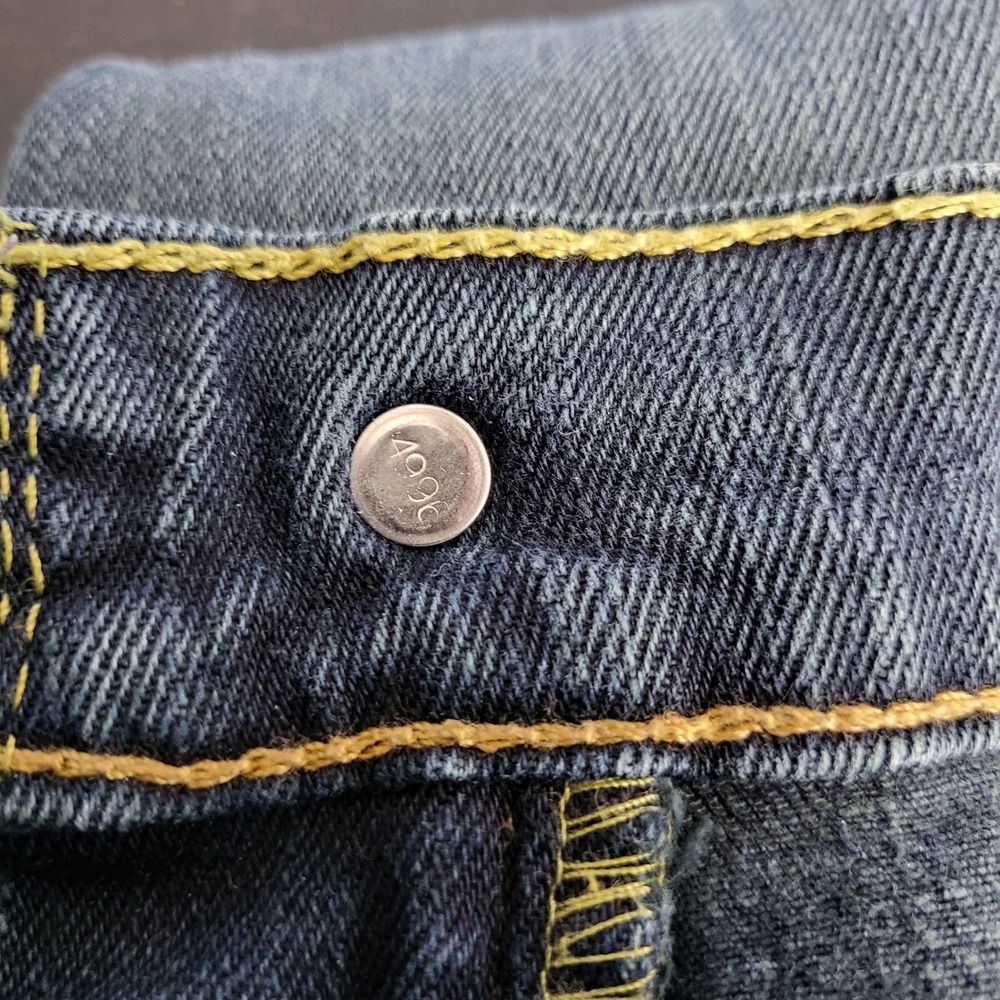 Levi's 505 Regular Fit Jeans Mens W33 L34 Blue Denim Classic Casual Pants - Picture 7 of 9